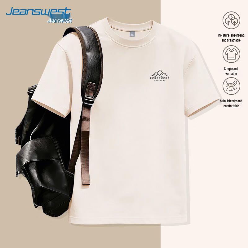 Jeanswest Men's Overlapping Mountains Graphic Tee
