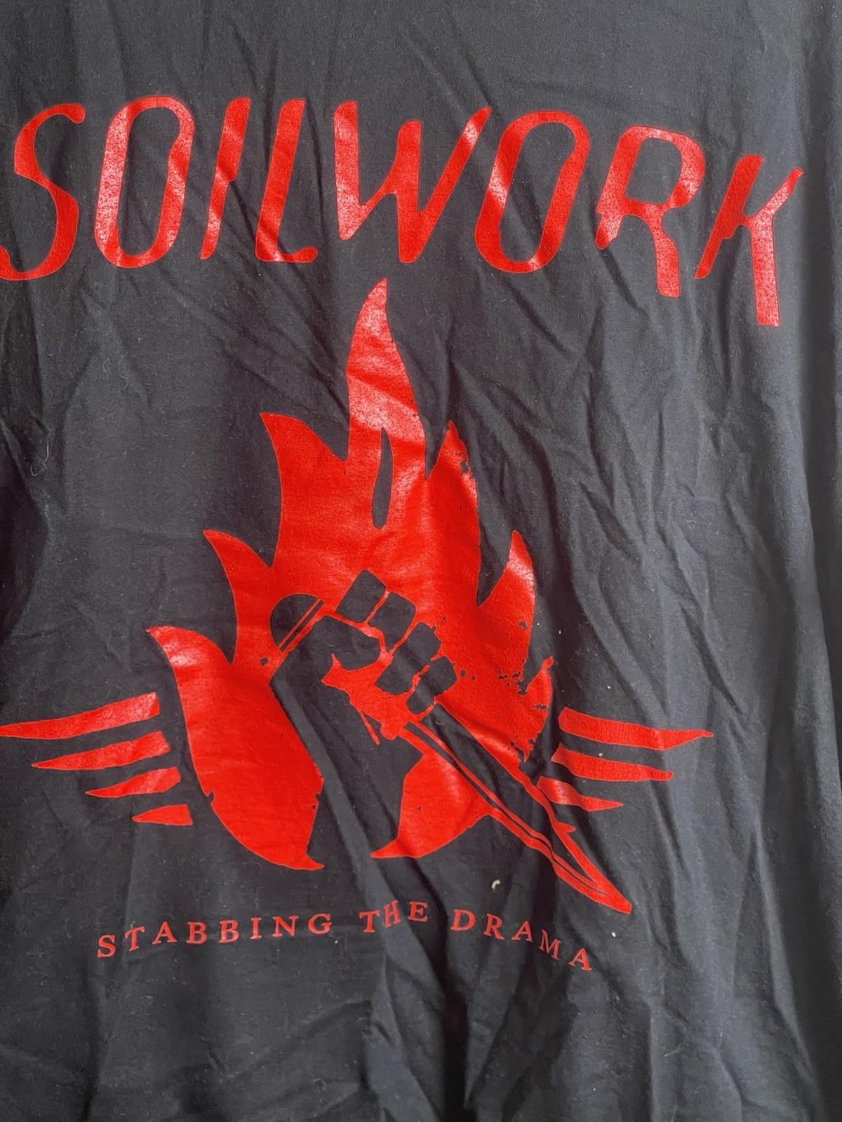 Soilwork Stabbing the Drama Swedish Retro Classic Vintage T-Shirt Adult 2XL NWOT Unisex T-Shirt M