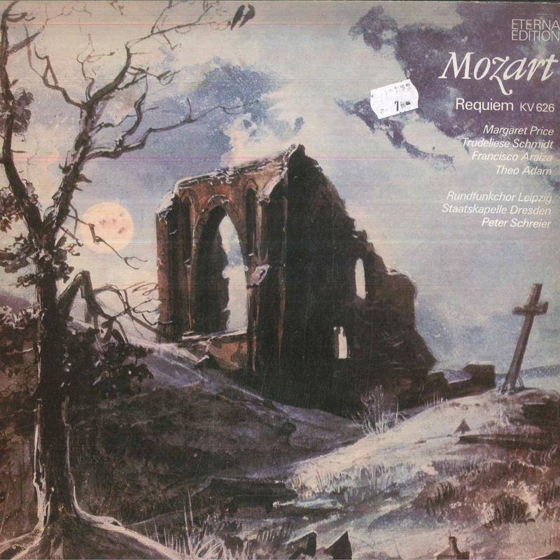 

LP Record MARGARET PRICE TRUDELIESE SCHMIDT Mozart Requiem KV 626 827782 ETERNA 198 German Dem Classical Used