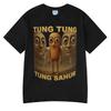 Tung Tung Tung Sahur Funny Baseball Bat Meme T-shirt Men Clothing Fashion Humor Style T Shirts Unisex Summer O-Neck Tops T Shirt