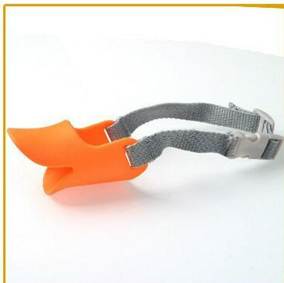 

Duckbill-shaped Soft Muzzle for Small Dogs: Anti-Bite, Anti-Bark, No Chafing Small оранжевый