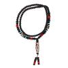 Dzi Eyes Beads Necklace Good Fortune Elegant Design Natural Colors China Tibetan Necklace for Women Men