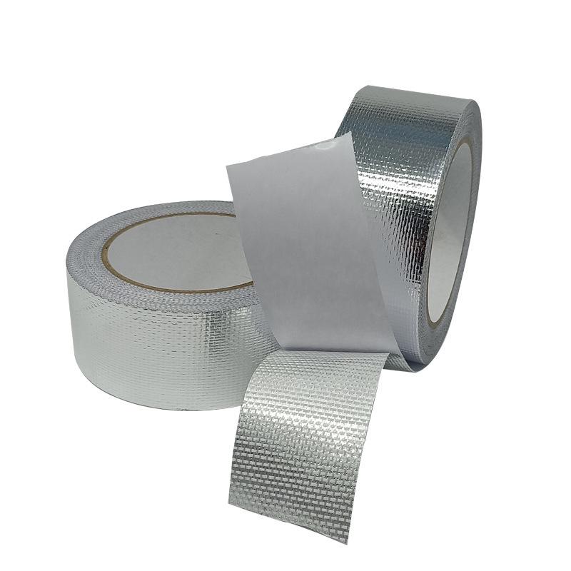 Thickened Heat-Resistant Waterproof Fiberglass Aluminum Foil Tape for Kitchen Pipe Sealing