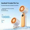 Portable USB Rechargeable Neck Hanging and Handheld Folding Mini Fan