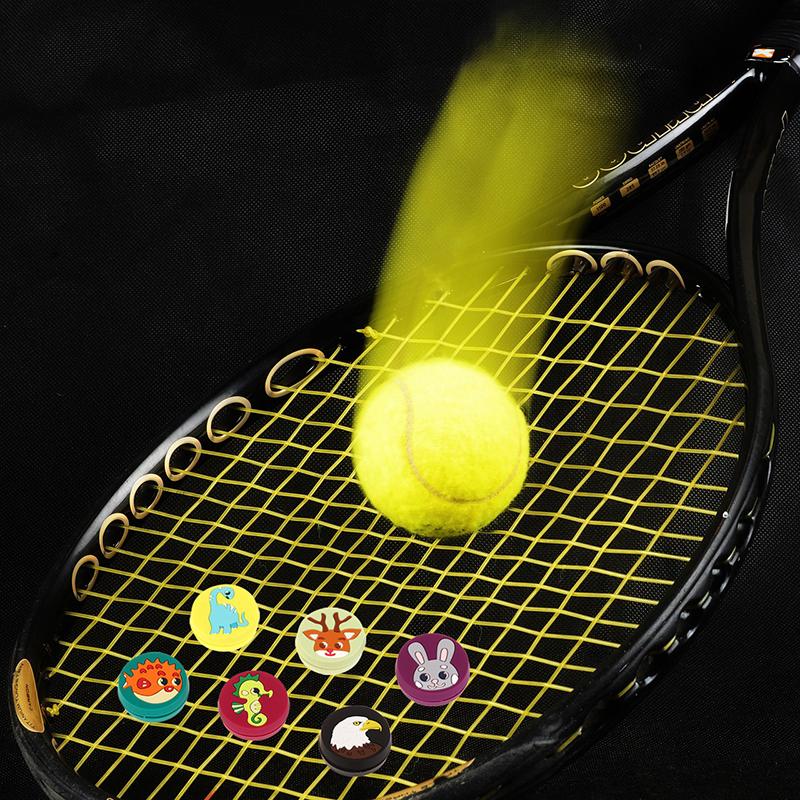 1Pc Tennis Racket Vibration Dampener Anti-Shock Durable Soft Silicone Vibration Dampeners Absorber For Tennis Racket