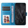 For Google Pixel 8 Pro Imprinted Sunflower Phone Case PU Leather Wallet Stand Cover