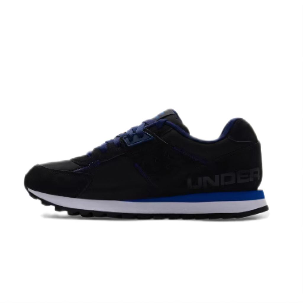 Under Armour Essential Comfortable Simple Atmospheric Wrap Low-Top Casual Shoes Men sneaker Black 3028408-002