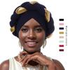Twisted Colorblock Ethnic Headscarf for Women - Chunky Braid Twist Cross Hat & Headband