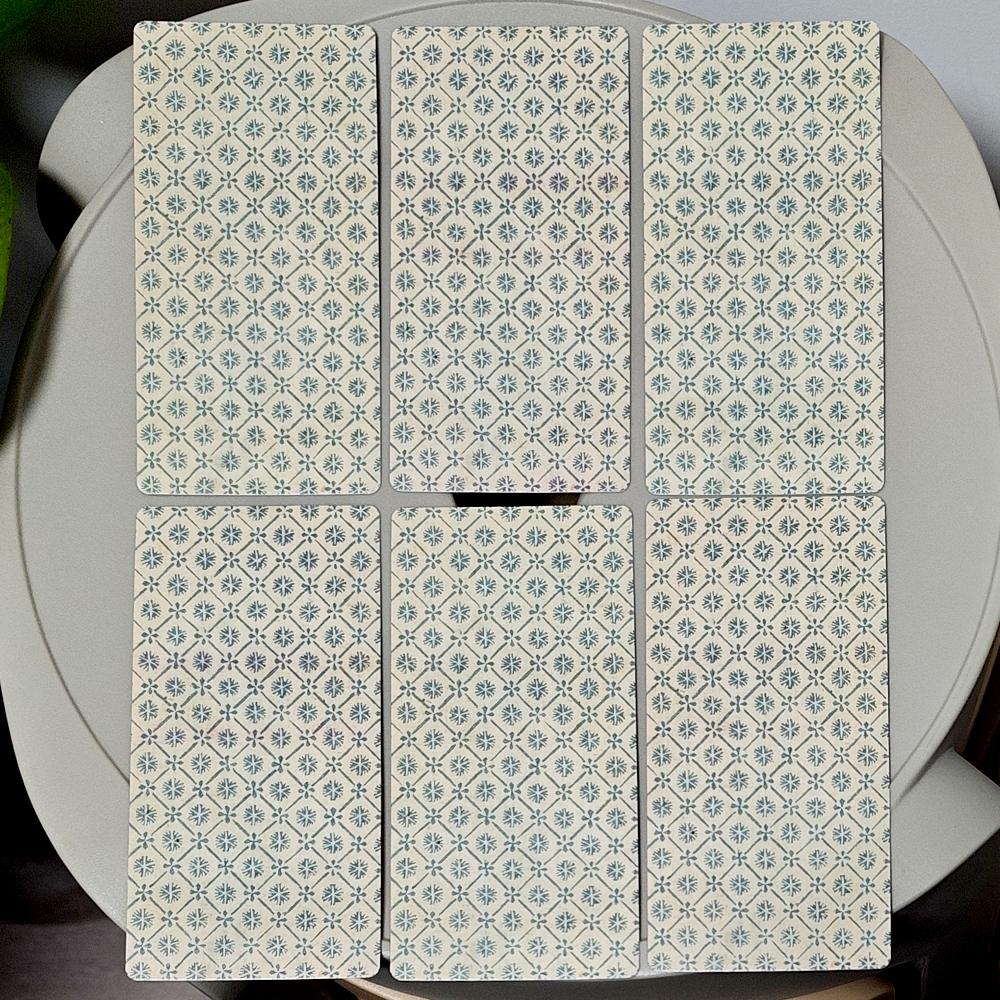 1765 Bavarian Wedding Tarot Playing Cards Complete 78 Card Deck 12*6cm on Double-embossed Cardstock