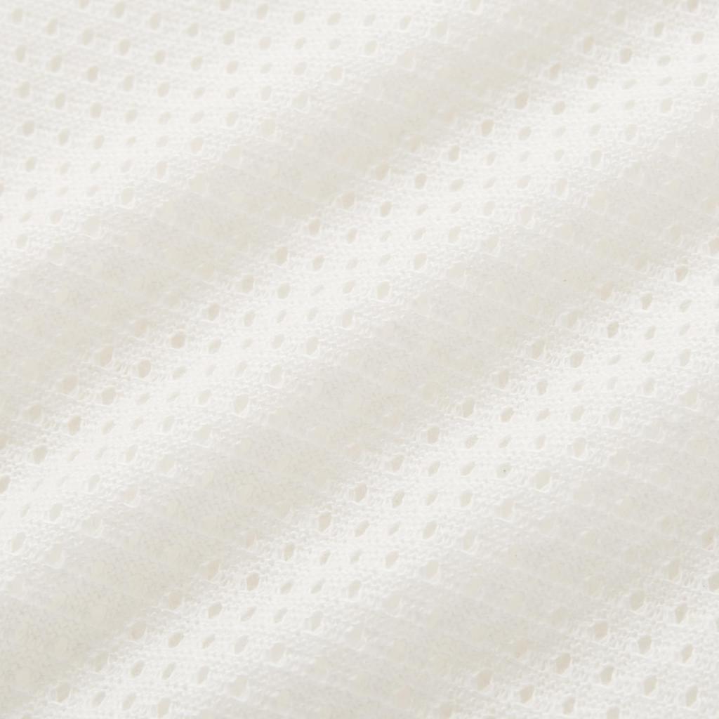 MIKI HOUSE Baby Body Solid Made In for Baby Size Shirt/Camisole, Color, 100% Cotton, Japan, Girls, & Kids, 80cm, White, 40-1518-142