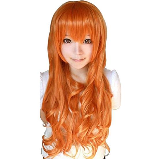 Women Long Curly Big Wavy Hair Popular Colorful Cool Perma-long Cosplay Wig