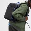 Coach Gotham 29 Zipper Closure Signature Coated Canvas And Calfskin Backpack Large Men Backpack Charcoal Blueberry CR743-WRH