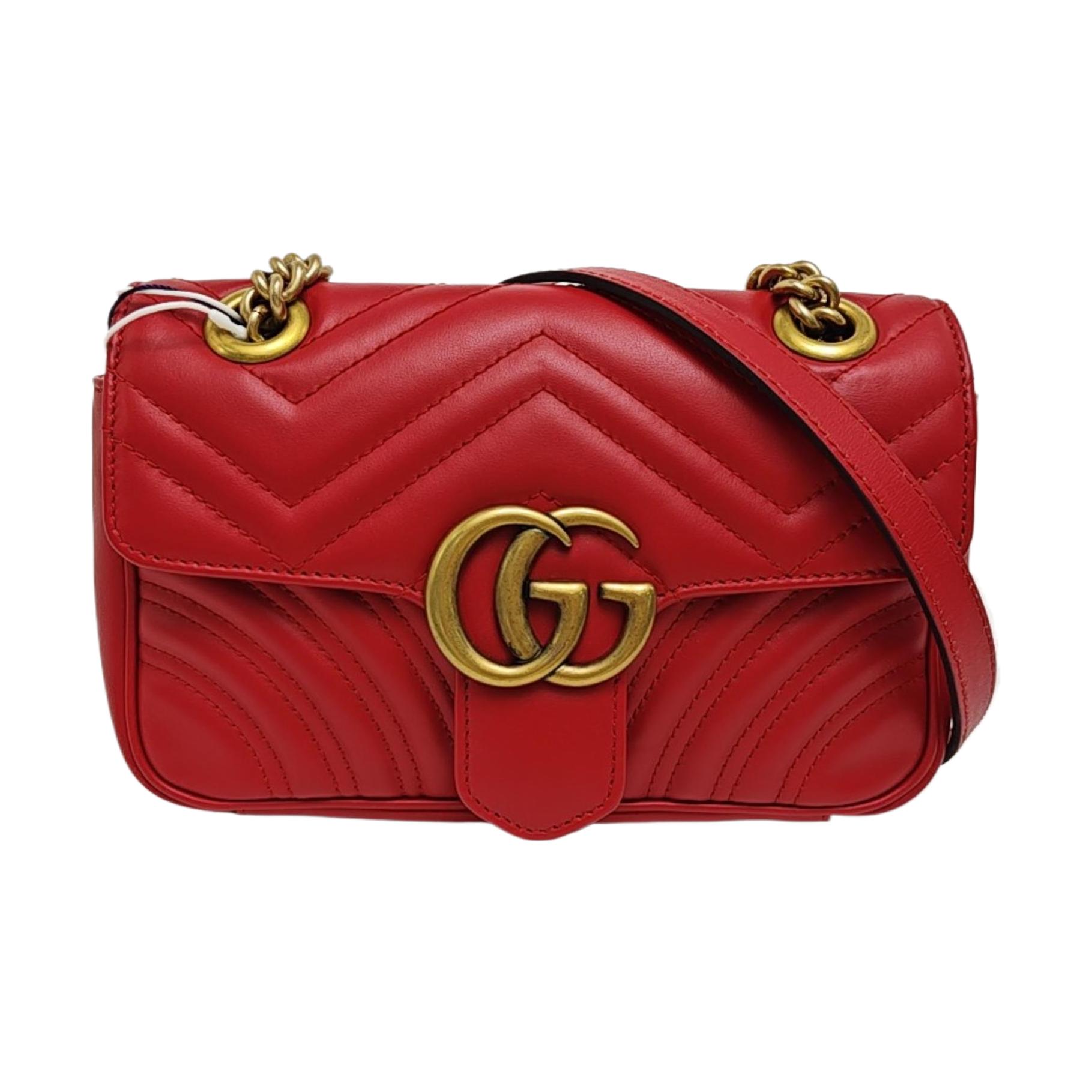 [Pre-Owned] Gucci GG Marmont Matelassé Mini