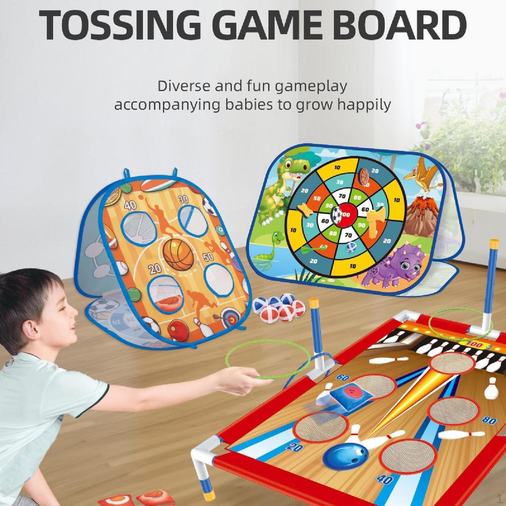 3 in 1 Toss Game for Kids Birthday Gifts Backyard Beach Portable Lawn Yard Indoor Party Supplies