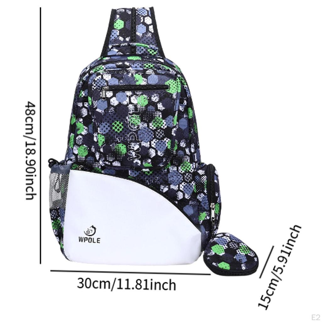 Table Tennis Racket Backpack Bag Large Capacity Storage Pingpong Paddle Carry Sleeve