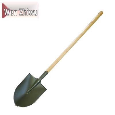 Wen Zhi Wu 120CM Holzgriff Militär- und Rettungsschaufel