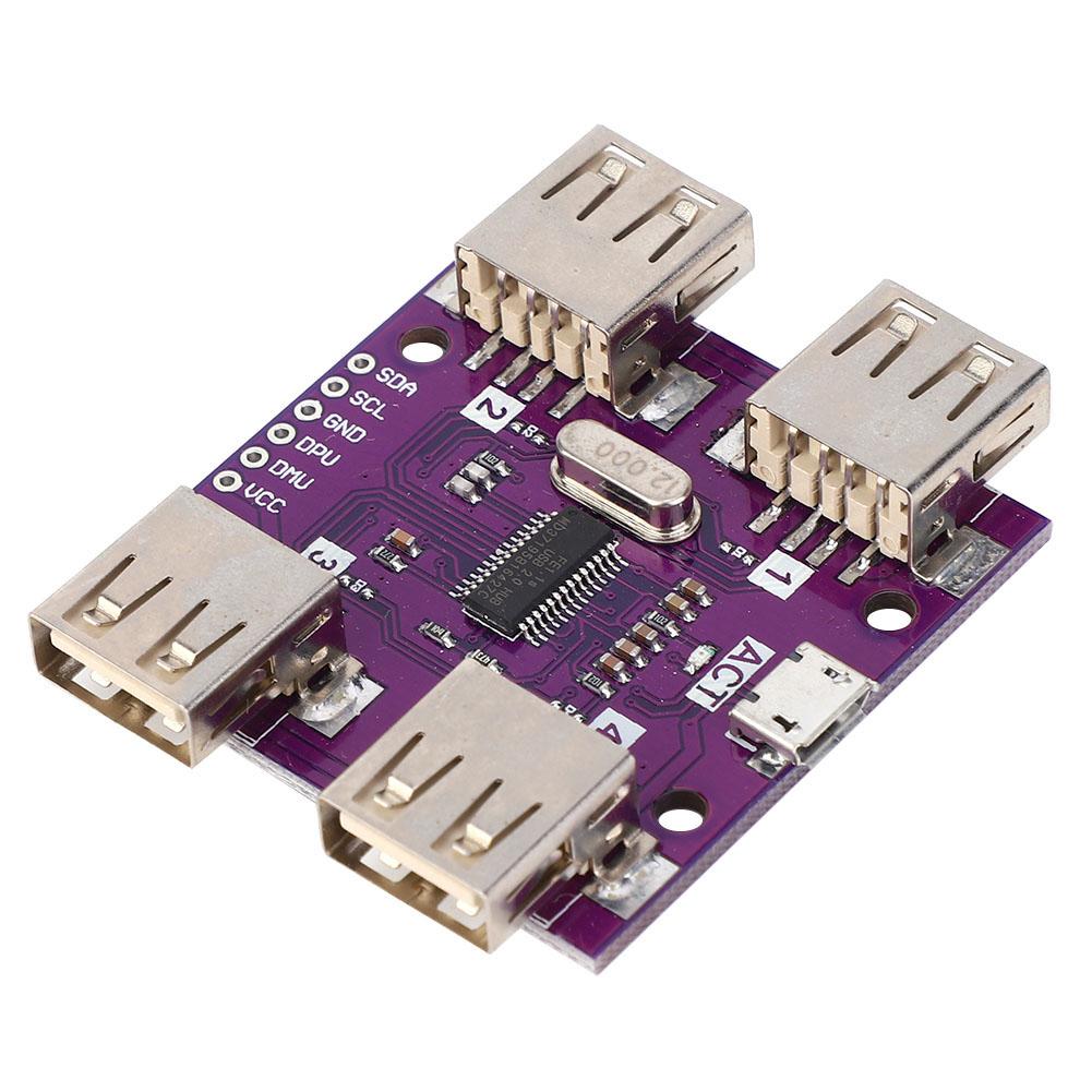 

CJMCU204 High Speed USB 2.0 HUB 4Port Controller DC 5V 500mA Module