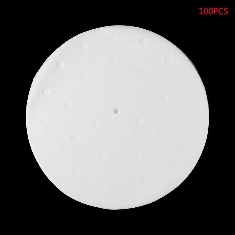 New 100pcs Round Disposable Parchment/Bamboo Steamer Paper Liners Fryer Tool