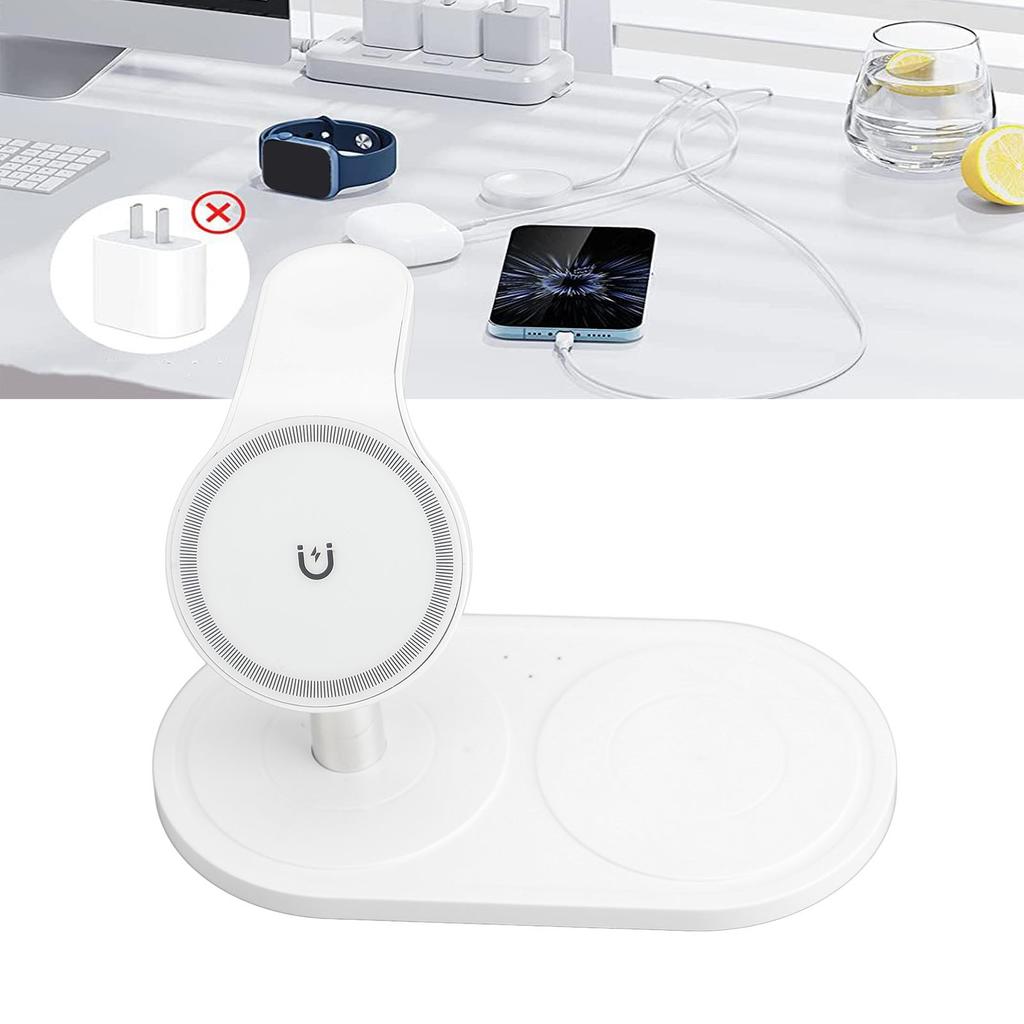 3 In 1 Charging Station Multiple Devices Quick Charging   Angle Magnetic Attachment Charging Station for Watch Rbuds Phone