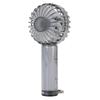 Mini Handheld Fan Transparent with Hook Quiet Small Pocket Fan 1200mAh Rechargeable Battery