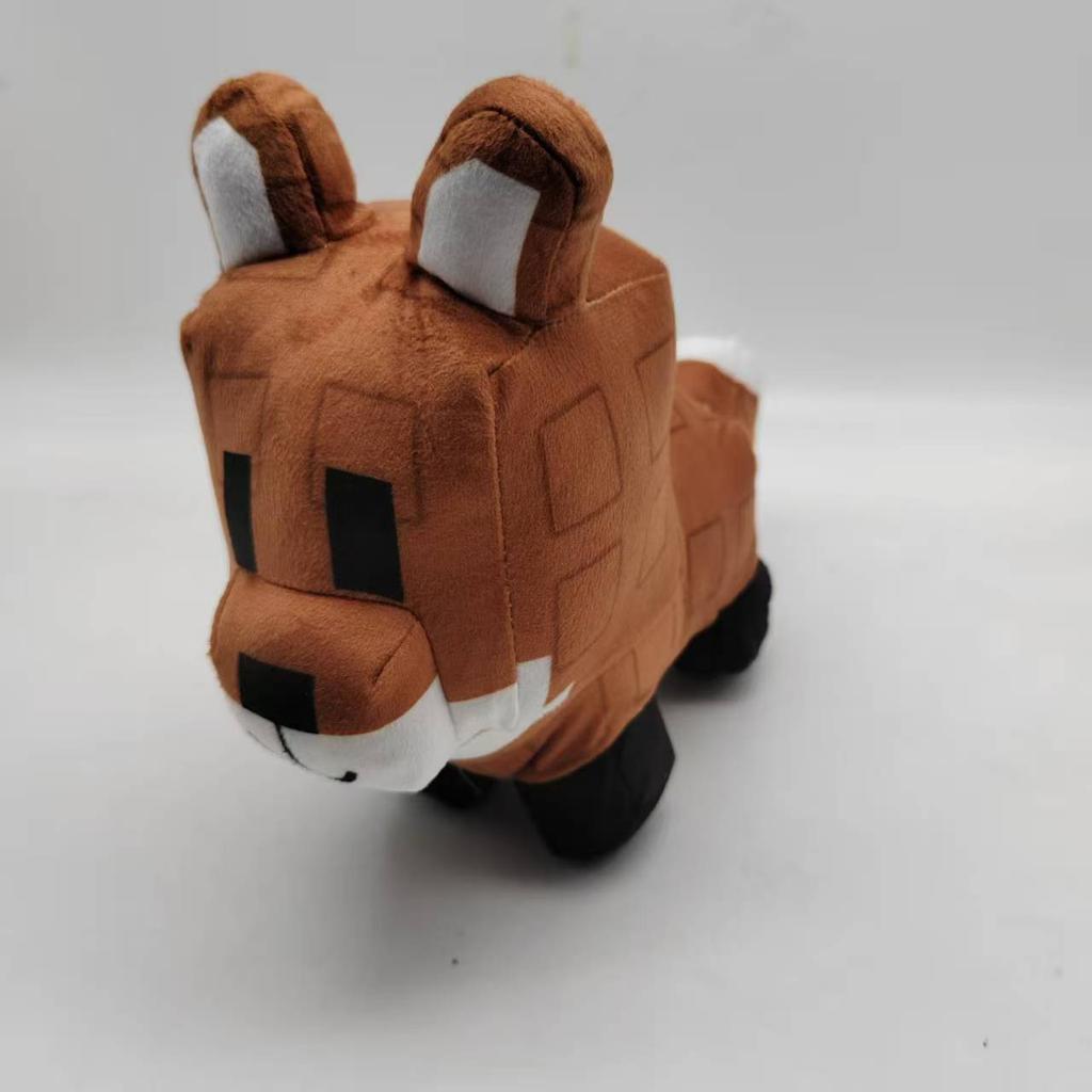 Peluche procione volpe rossa bambola animale marrone