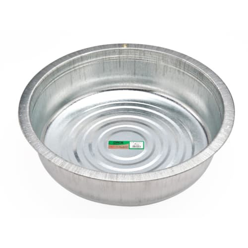 Onoue Seisakusho (ONOE) 48cm Totan Tub, Made of Durable Galvanized Iron, Made in Japan, Gardening Supplies, Large Washtub, Laundry, Metal Tub