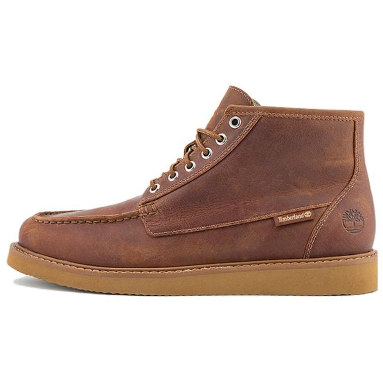Timberland Mid Lace Chukka Boot Men s Rust A6AZEEM7 41.5