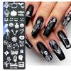 1 Set Nail Art Template Creative Pattern Eco-friendly Smooth Edge Multipurpose Easy To Apply Decorative Plastic