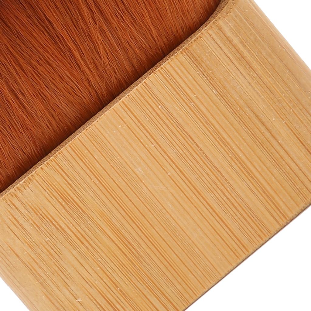 Wooden Hairdressing Neck Duster AntiStatic Broken Hair Sweeping Brush for Hair Salon
