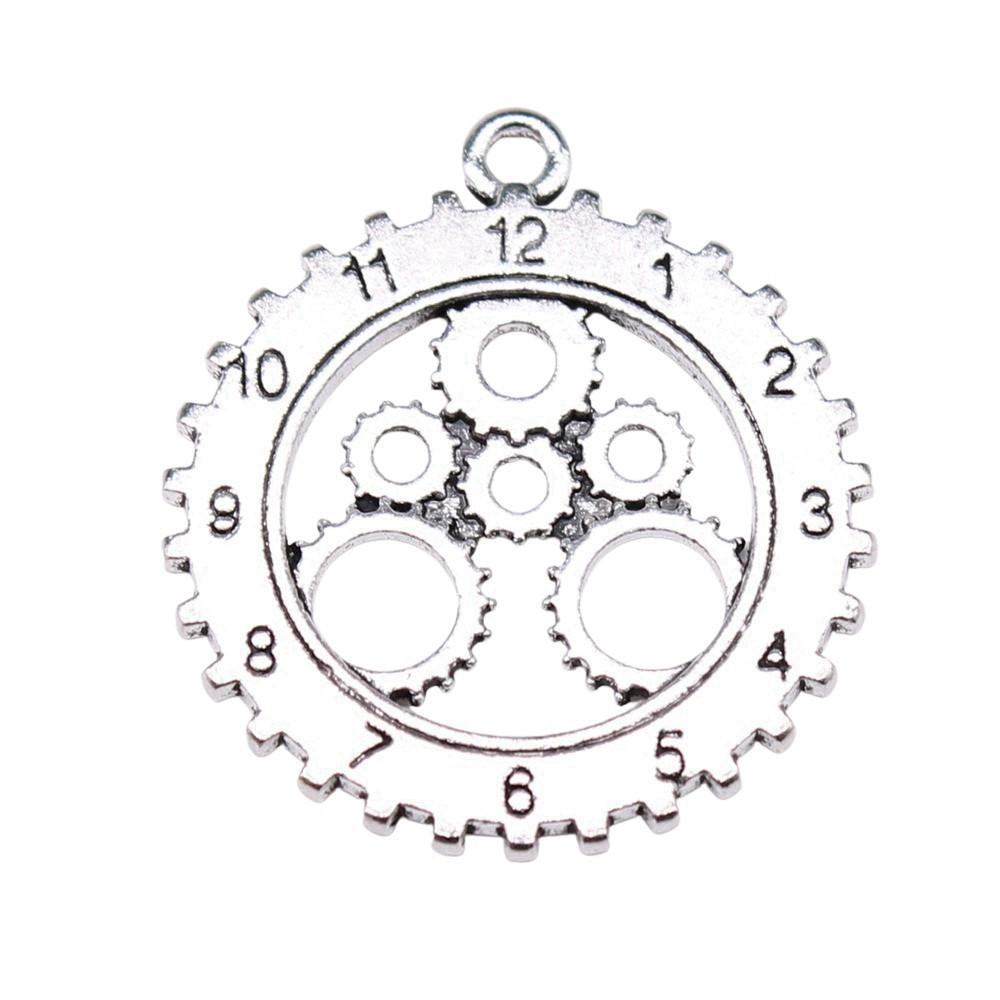 Charms Zahnrad Steampunk Cyberpunk Anhänger Vintage Schmuckzubehör QC060