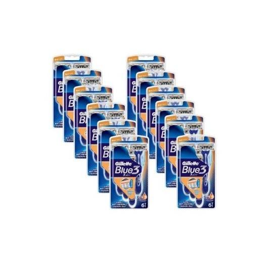 

Набор из 12 лезвий для бритвы Gillette Blue с 3 лезвиями