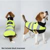 Gilet di Sicurezza Riflettente Traspirante per Cani Regolabile Abbigliamento Fluorescente per Animali da Compagnia Corsa
