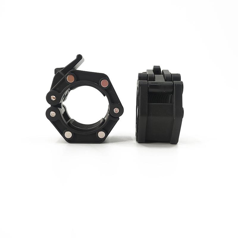 50 mm Spinlock-Hantelverschlüsse, Schnellverschluss-Hantelklemmen, Hantelstangenclips mit Magnet für Gewichtheben und Krafttraining