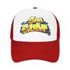 Subway Surfers Video Game Trucker Hats Unisex Fitted Parkour Sport Mesh Baseball Cap Polyester Breathable Sports Cap