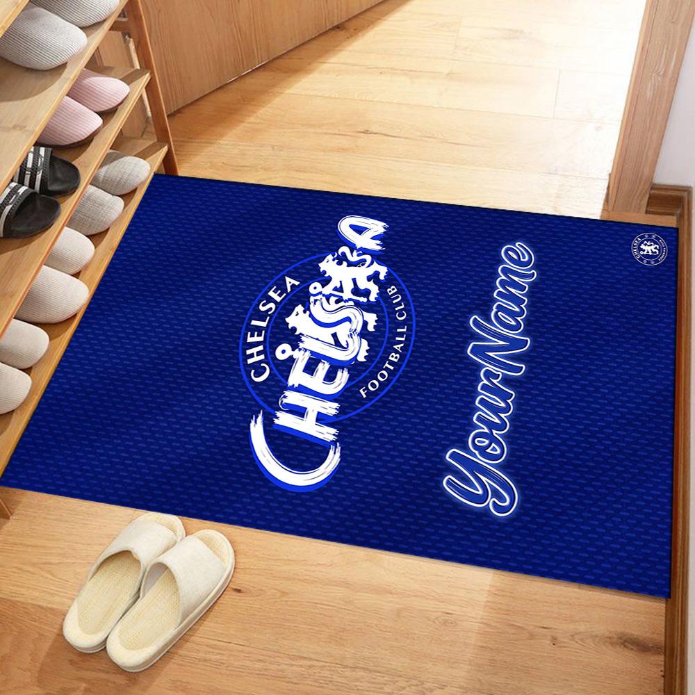 Chelsea Customize Your Name Carpet Perfect for Entryway Hallway Study Room Dining Room Anti-slip Rug Anime Office Decor Gift for Festivals