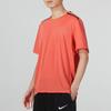 Nike T Shirts Men's Orange Crew Neck Moderate Straight Fit DD4852-814