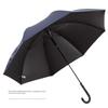 Simple and Creative Automatic One-Touch Opening Waterproof and Windproof Umbrella with Black Coating for Sun Protection and Shading, Long Handle