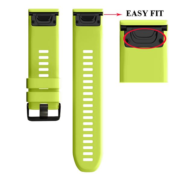 26 22MM Watchband for Garmin Fenix 5 5X 5S 3 3 HR for Fenix 6X 6 6S Watch Quick Release Silicone Sport Easyfit Wrist Band Strap