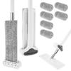 360° Rotating Microfiber Flat Mop - Large, Absorbent, Hand-Wash-Free Mopping for Easy Cleaning