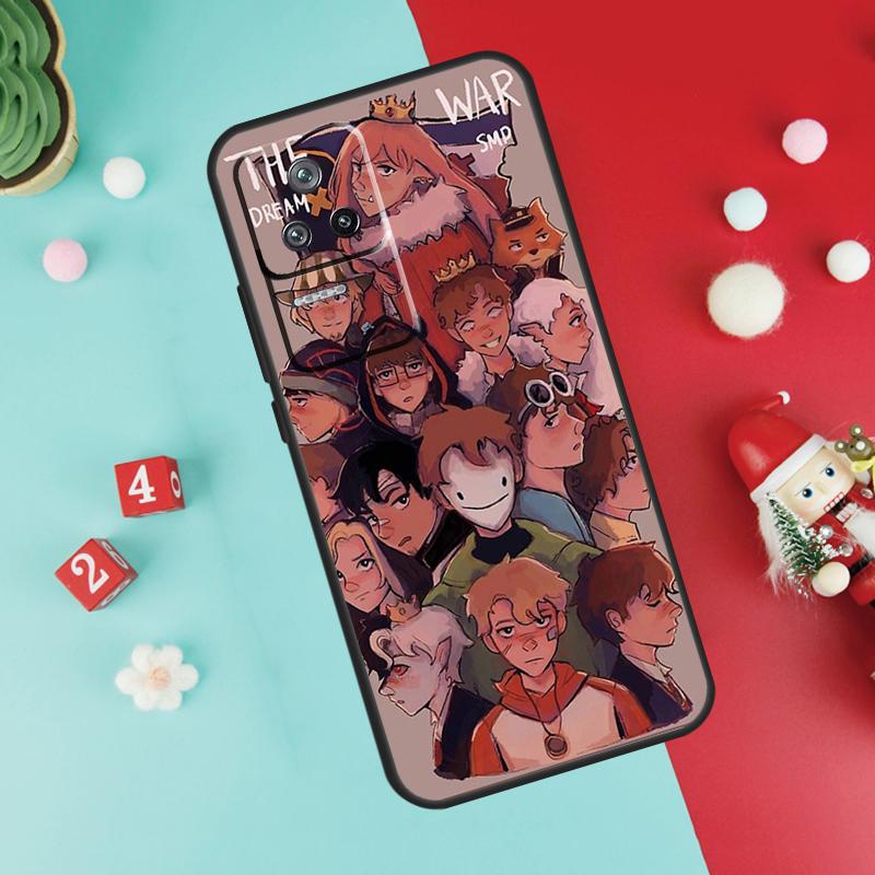 Dream Smp Case For Xiaomi 13 12 Lite 11T 12T Pro 12X POCO X3 X5 F5 Pro F4 X4 GT M5s C40 F3 Back Cover