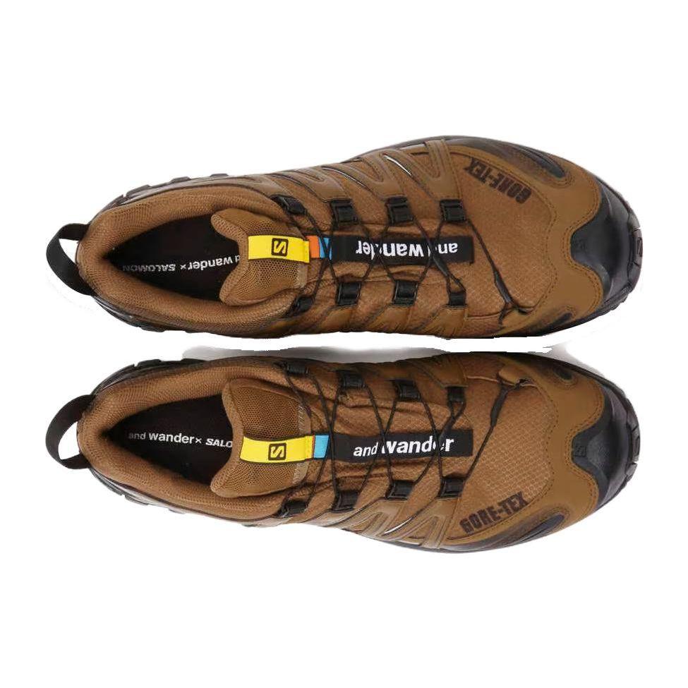 SALOMON And Wander X XA Pro 3D GORE-TEX Dark Earth Black Men Sneakers Brown Silver-Reflective L47412100