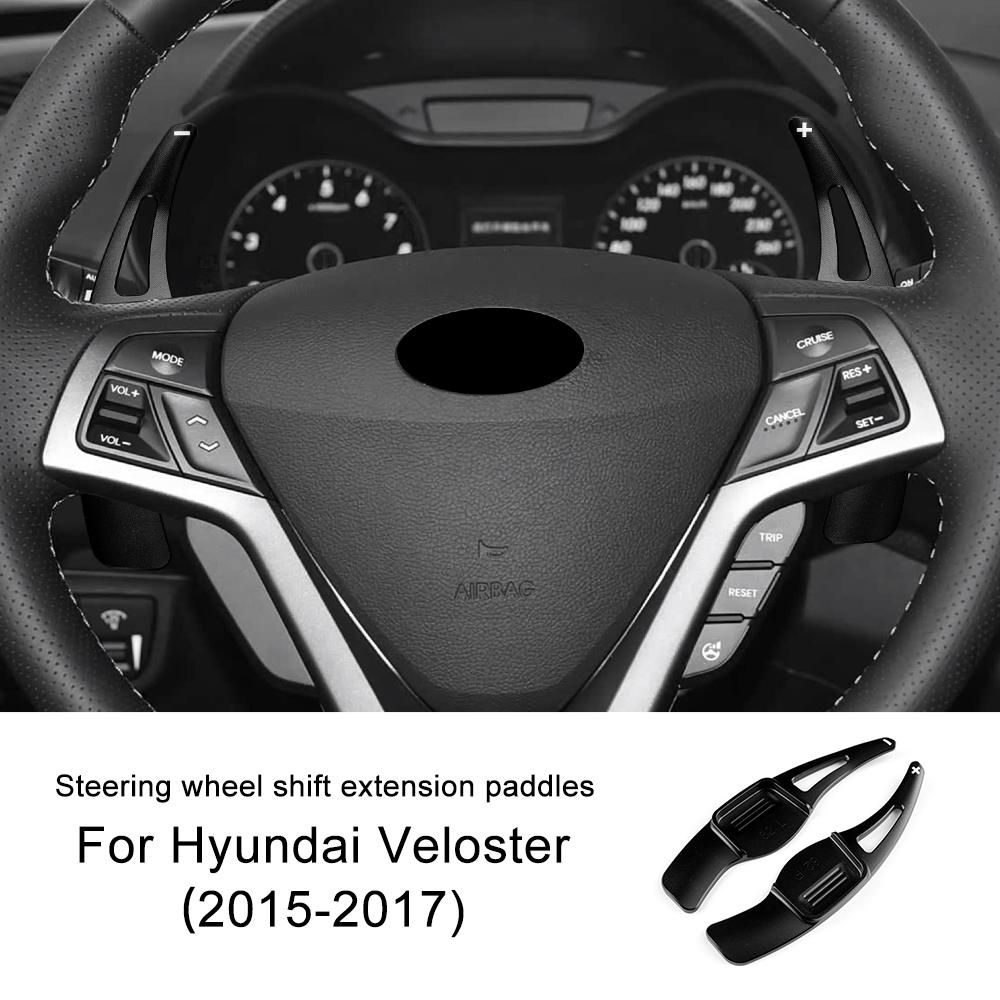 Shift Paddle For Hyundai Veloster 2015 2016 2017 Car Steering Wheel Gear Extension Shifter DSG Sticker Accessories