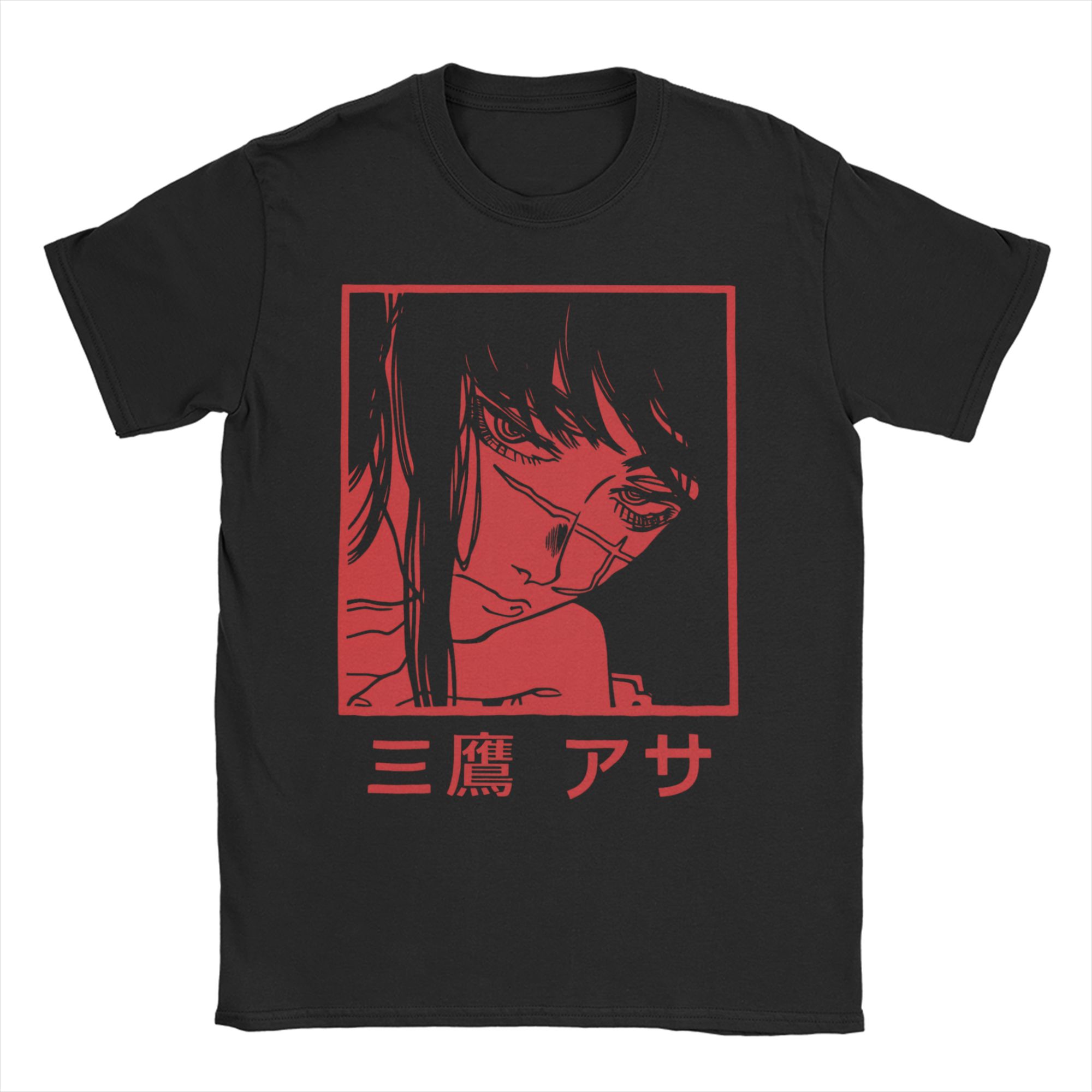 

Мужские Женские Футболки Yoru Chainsaw Man Аниме Новинка Хлопковые Футболки с Коротким Рукавом Asa Mitaka Футболка С Круглым Вырезом Топы Летние S