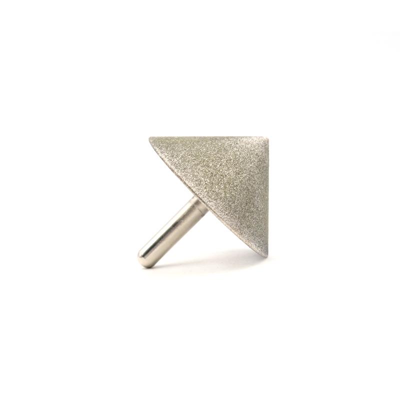 Electroplated Diamond Beveling Burr for Stone Trimming, Hole Enlarging, and Polishing