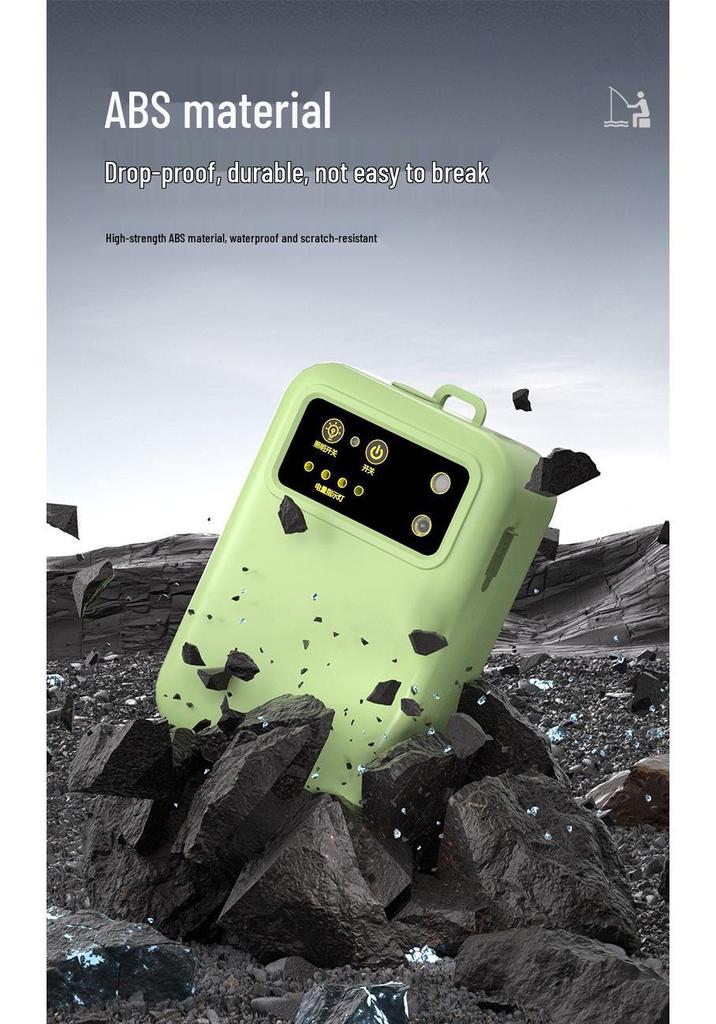 Portable Automatic Water Pump & Outdoor Night Fishing Lamp - Anti-Mud and Sand Design for Convenient Lighting and Pumping