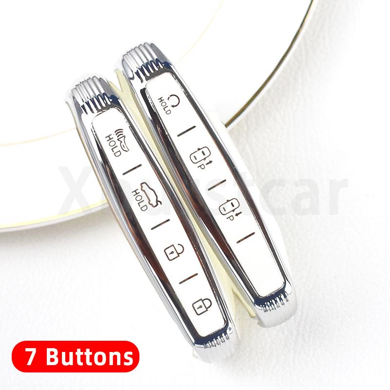 6 7 8 Buttons Tpu Auto Shell Car Key Fob Case Cover For Hyundai Genesis Gv60 G90 G70 G80 Eq900 Keyless Protector Accessories