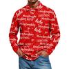 Men's Casual Style Solid Color Loose  Shirt Long-sleeved Top