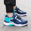 Children's Synthetic Leather Running Shoes Lightweight Breathable Athletic Sneakers Hook and Loop Closure Durable Outsole Flexible Design