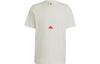 T Shirts Men's White Crew Neck Moderate Straight Fit HG2059