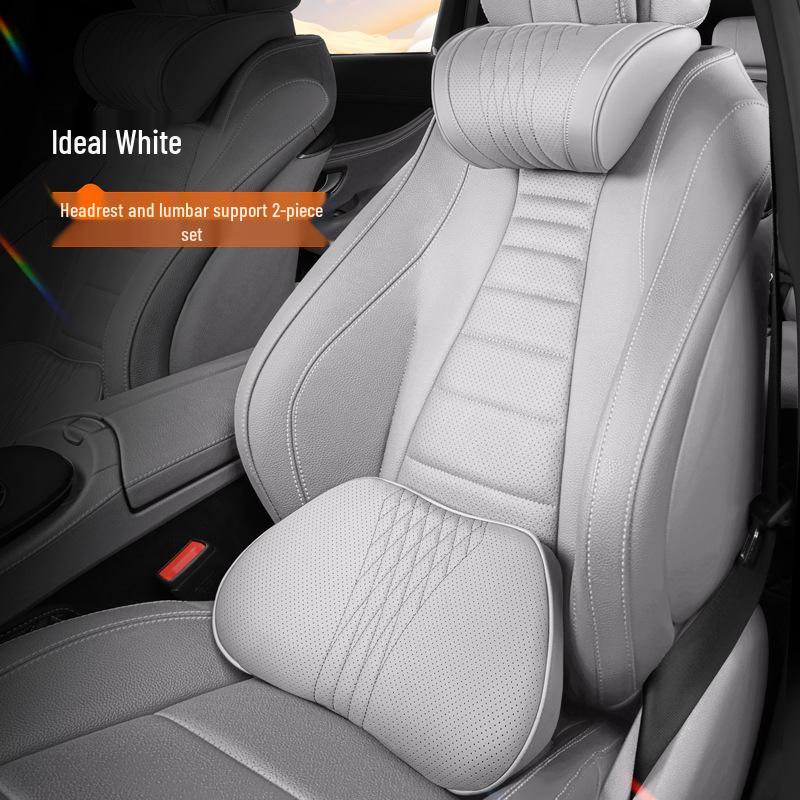 Jordani Premium Poduszka z Pianki Memory na Zagłówek Samochodowy i Podparcie Lędźwiowe